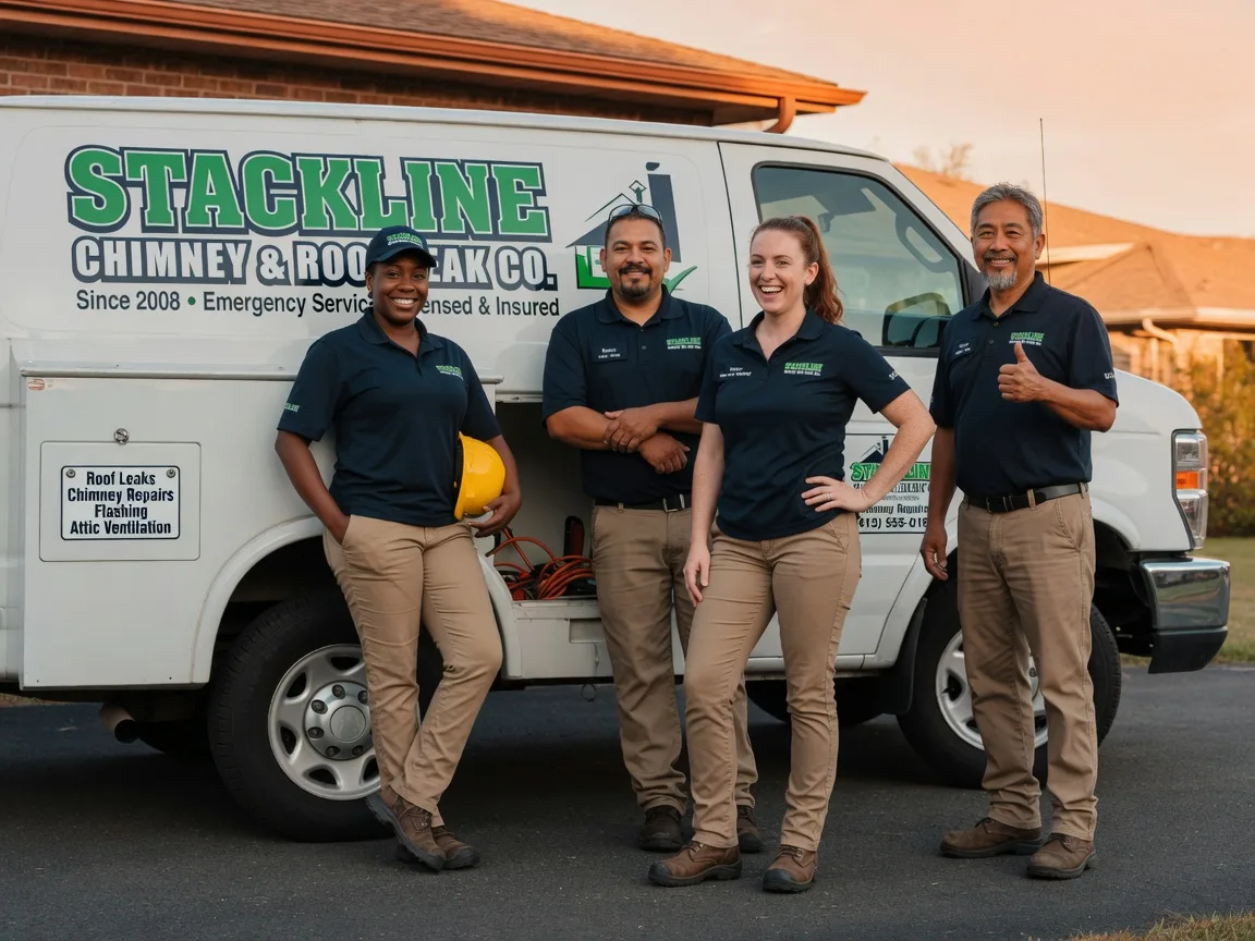 Chimney flashing repair company in Luxemburg, IA